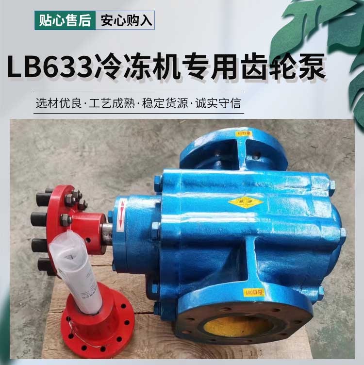 LB633冷冻机专用齿轮泵
